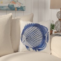 Highland Dunes Chaucer Graphic Print Outdoor Throw Pillow HLDS3409